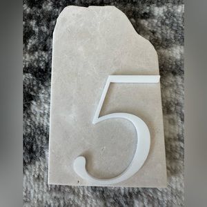 Stone Marble Table Numbers